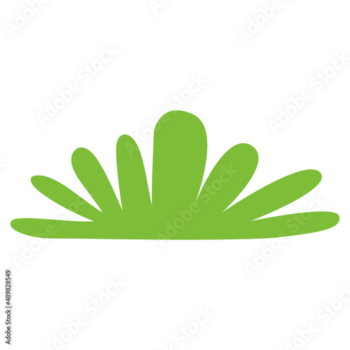 Grass vector illustration in flat color design