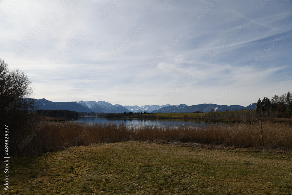 Der Riegsee bei Murnau Der Riegsee bei Murnau