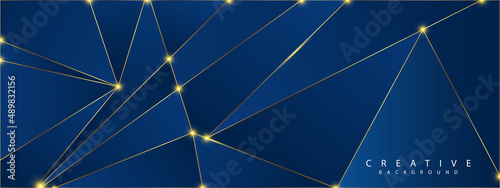 gold blue gold background design with light effect