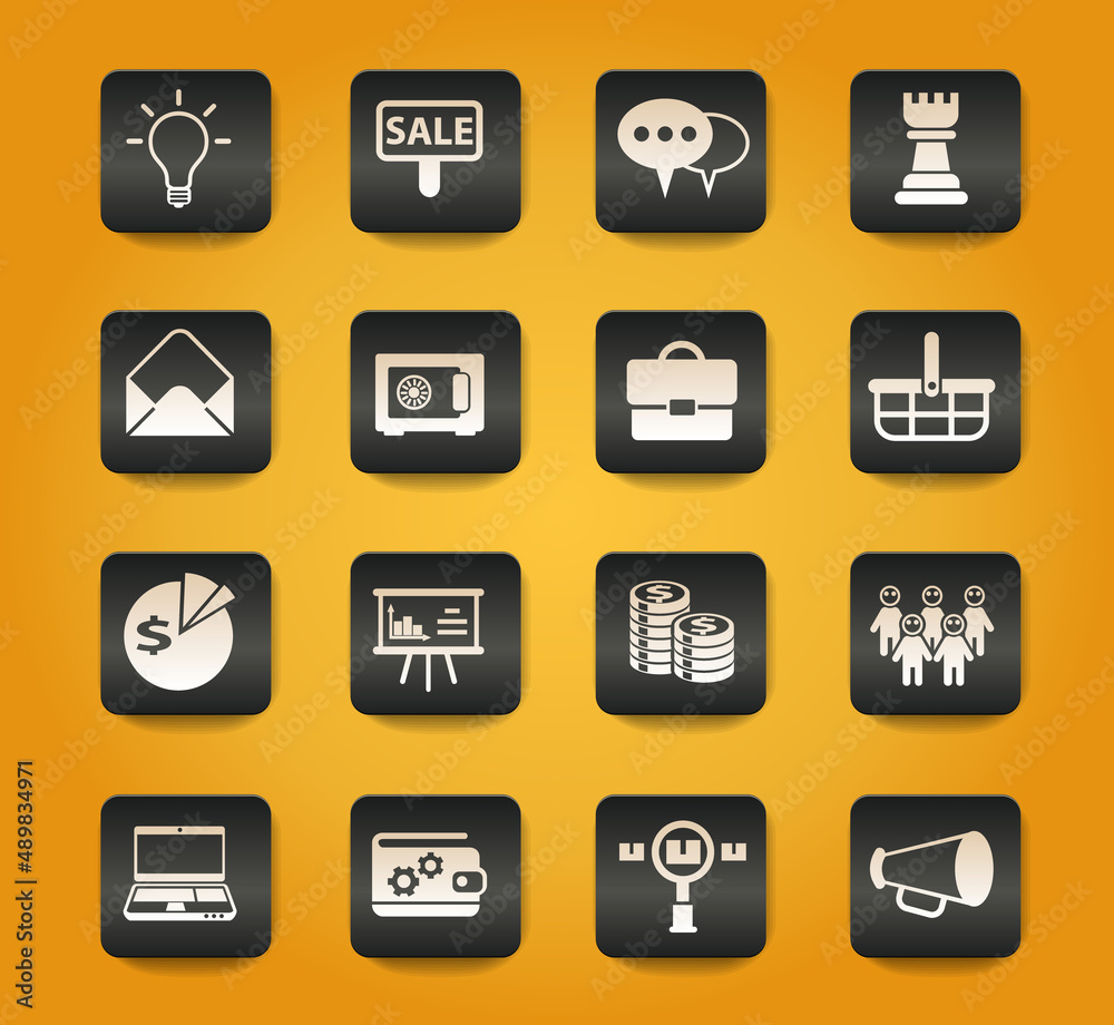 marketing icon set marketing icon set