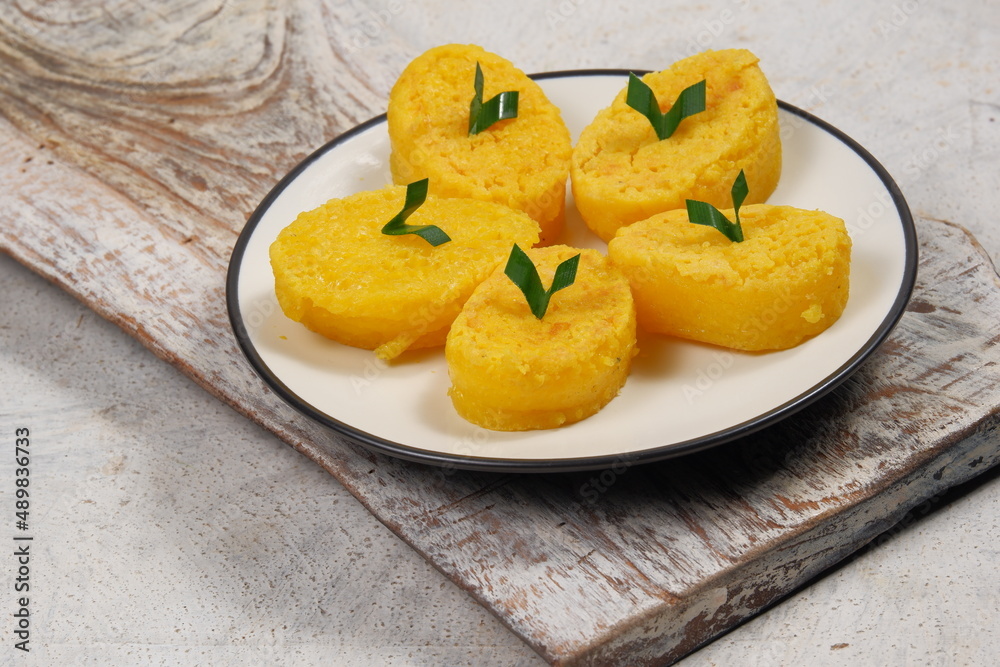 Bika Ambon, Indonesian honeycomb cake Bika Ambon, Indonesian honeycomb cake