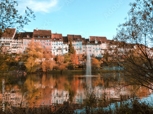 Stadtweiher in Wil (Herbst) photo