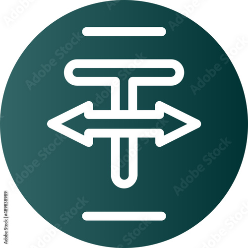 Text Width Icon