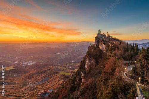 The Republic of San Marino at Dawn