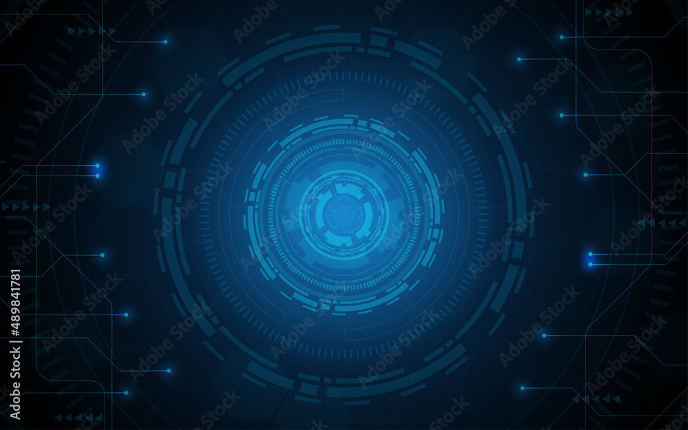 Technology graphic design background. Vector illustration. Vector Abstract technology circuit lines. Technology vector background.Eps10 vector illustration.	