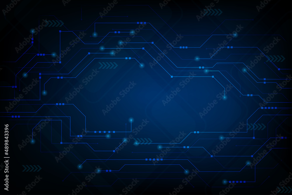 Technology graphic design background. Vector illustration. Vector Abstract technology circuit lines. Technology vector background.Eps10 vector illustration.	