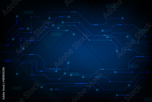 Technology graphic design background. Vector illustration. Vector Abstract technology circuit lines. Technology vector background.Eps10 vector illustration. 