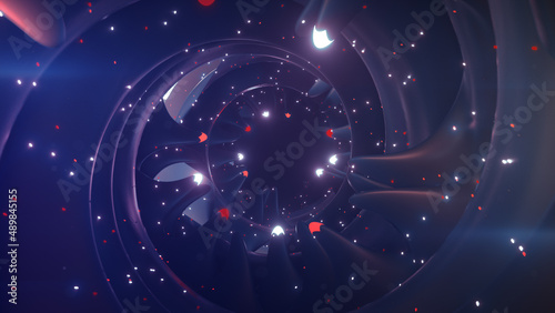Flight through space wormho...