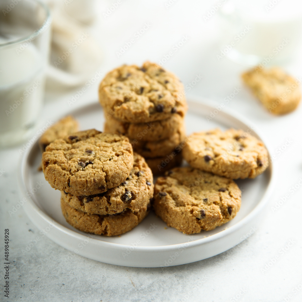 Traditional homemade chocolate chip cookies Traditional homemade chocolate chip cookies