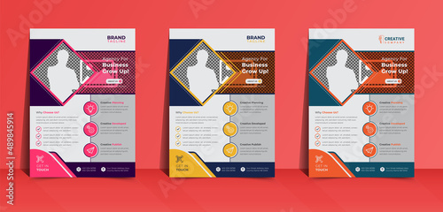 Minimal and creative business flyer template vector design, business poster layout, corporate banners, poster and leaflets design