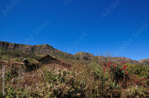 ボリビア 青空 山 風景