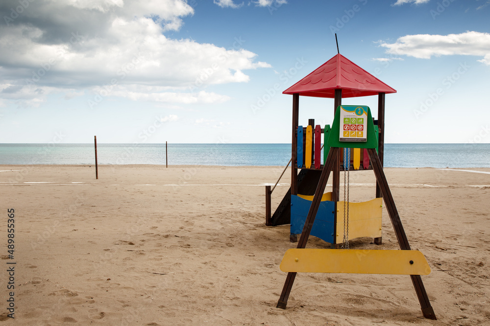 seascape from the beach at Fuengirola spain seascape from the beach at Fuengirola spain
