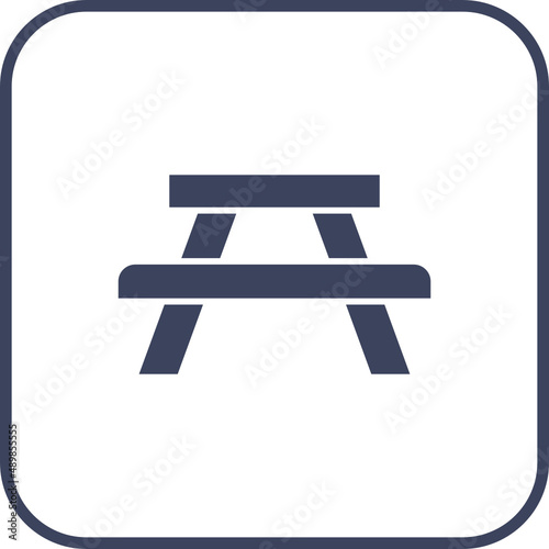Picnic Table Icon
