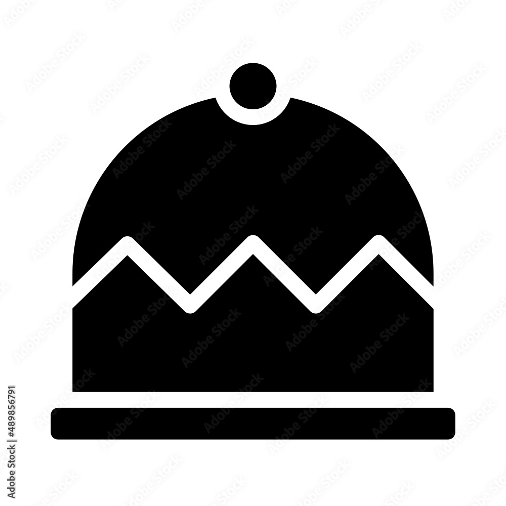 Fototapeta premium Christmas hat icon