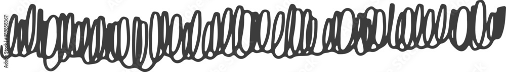 Doodle stroke pencil brush. Pencil scribble curve. Doodle border line. Doodle stroke pencil brush. Pencil scribble curve. Doodle border line.