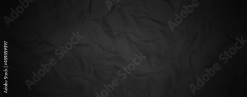 Luxurious Crumpled Folded Paper Deep Grey Colors Abstract Background For Material