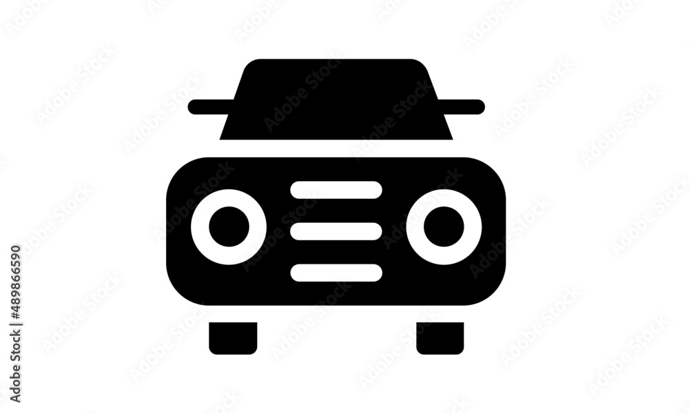 Fototapeta premium illustration of Car Icon