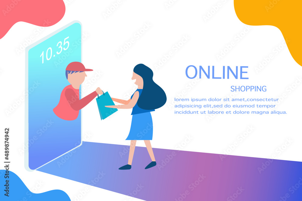 Fototapeta premium Delivery concept.