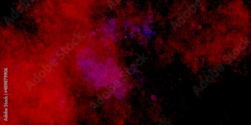 Red and black Imaginatory lush fractal texture generated image abstract background. colorful abstract background color blur with rainbow colors background grunge texture design layout.
