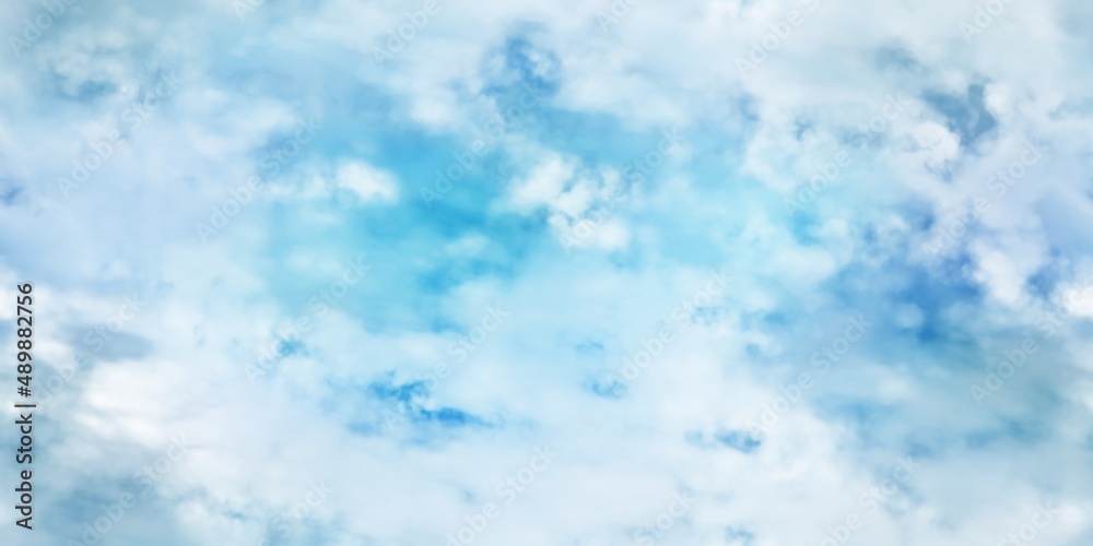Blue sky seamless background and fluffy white clouds in sunny day Blue sky seamless background and fluffy white clouds in sunny day