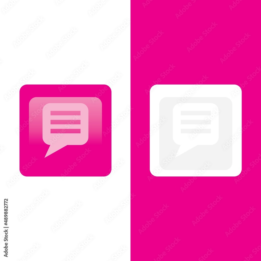 Speech bubble icon vector illustration Speech bubble icon vector illustration