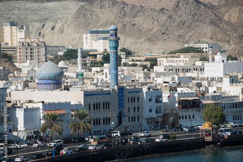Muscat,Oman - March 05,2019 : View on the old town Muttrah which is located in the Muscat governorate of Oman.  © A1