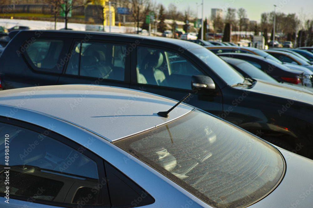 Fototapeta premium full car parking