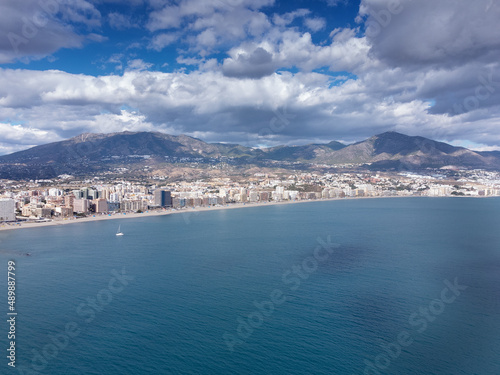 aerial view of the cos de del sol coastline