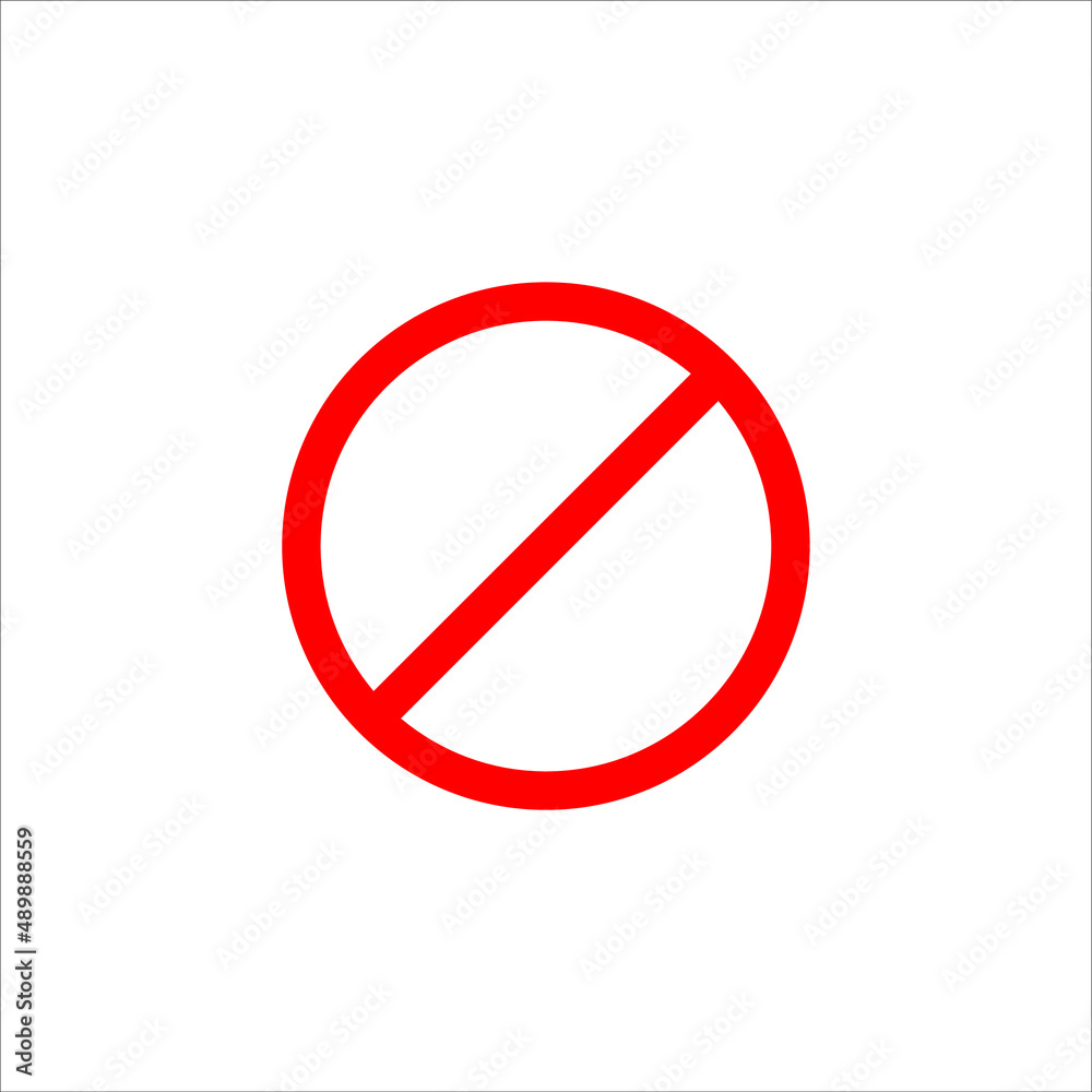 crossed-out-red-circle-icon-vector-illustration-symbol-stock-vector