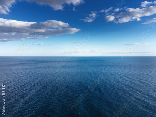 sea and cloudy sky