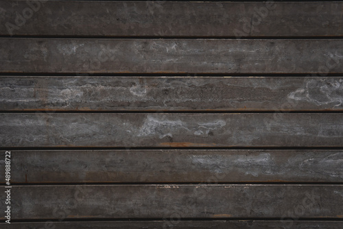 Background of gray and antique wood planks