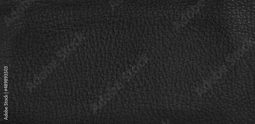 Wallpaper Mural texture of black leather car upholstery Torontodigital.ca