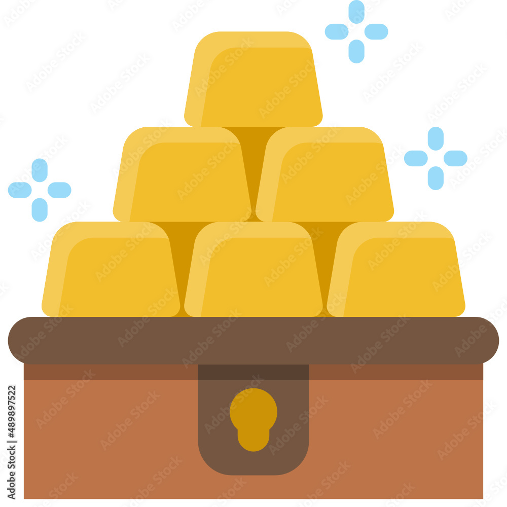 Obraz premium gold bar icon