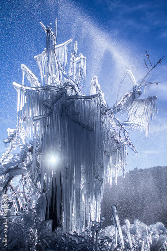 Obraz na płótnie Espantapajo Hielo w salonie