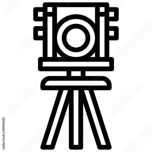 THEODOLITE line icon,linear,,graphic,illustration