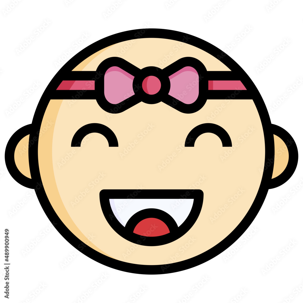 HAPPY filled outline icon,linear,outline,graphic,illustration