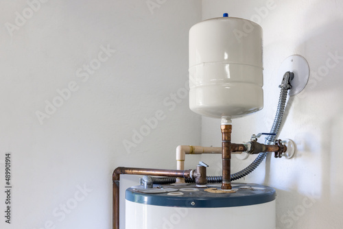 Residential hot water heater expansion tank.