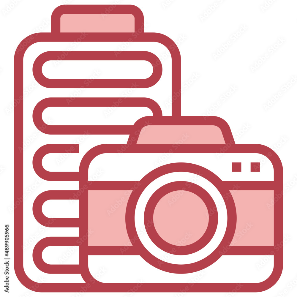 CAMERA red line icon,linear,outline,graphic,illustration CAMERA red line icon,linear,outline,graphic,illustration