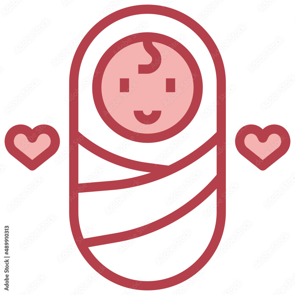 BABY BOY red line icon,linear,outline,graphic,illustration BABY BOY red line icon,linear,outline,graphic,illustration