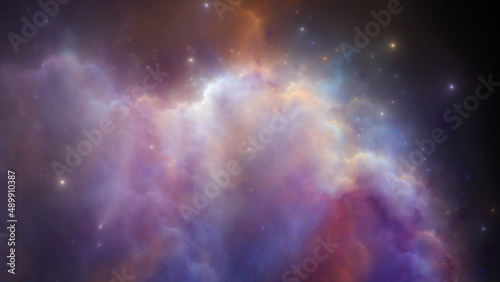 Fototapeta Naklejka Na Ścianę i Meble -  Heaven's Array Nebula - Fictional Nebula - Great as backplate for sci-fi productions and gaming related content