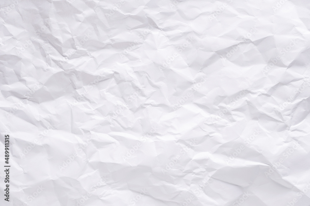 White crumpled paper texture background. White crumpled paper texture background.
