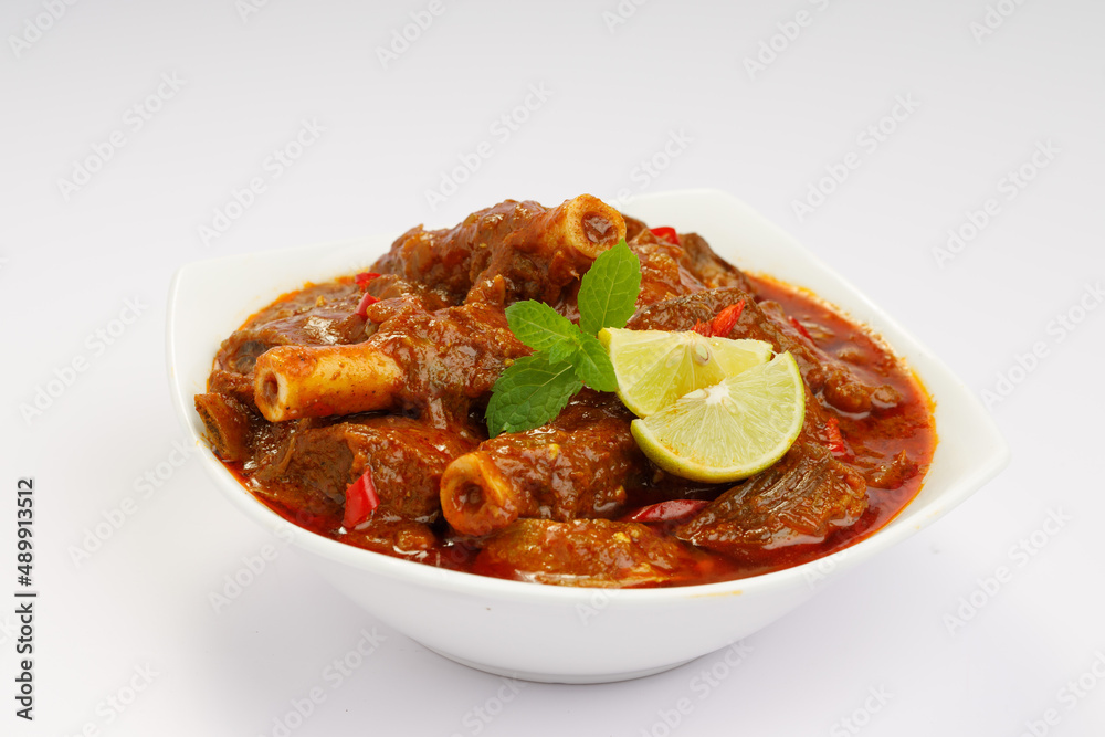 Fototapeta premium Mutton curry or Lamb curry