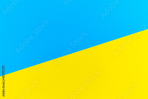 Blue and Yellow simple colors  Ukrainian national flag background