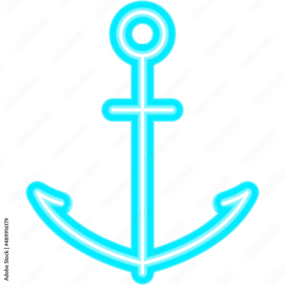Anchor Neon Label Anchor Neon Label