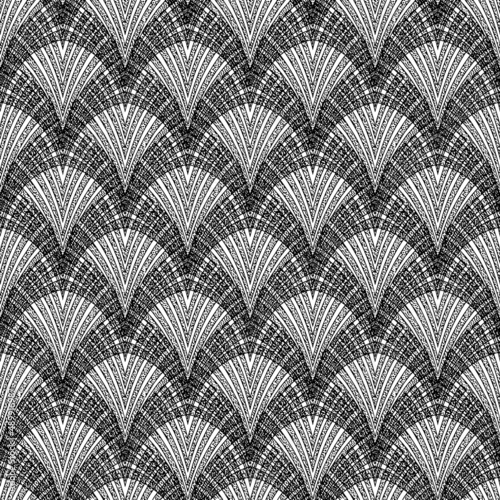 Monotone blue and grey of silhouette tropical foliage and fill in stripe leaves in colorful mood seamless pattern in vector for fashion fabric and all prints