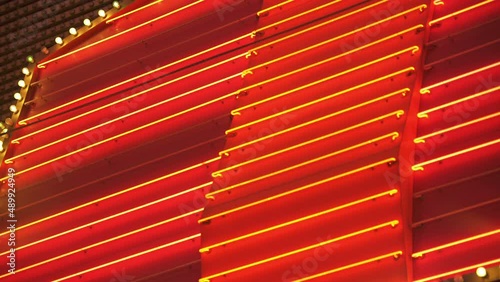 Las Vegas Red Neon Signs Nevada USA
