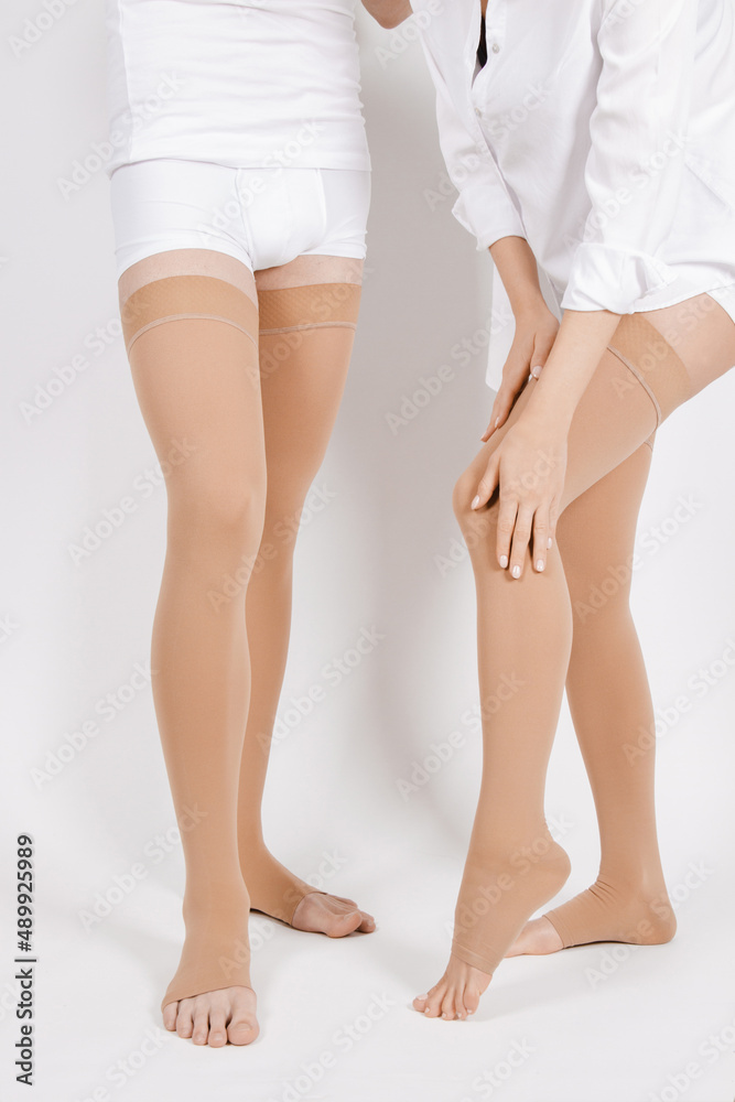 Compression Hosiery for man and women. Medical Compression stockings and tights for varicose veins and venous therapy. Clinical compression knits. Comfort maternity tights for pregnant women Compression Hosiery for man and women. Medical Compression stockings and tights for varicose veins and venous therapy. Clinical compression knits. Comfort maternity tights for pregnant women