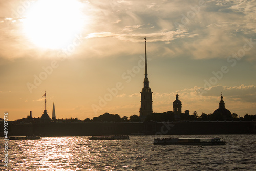 The Peter and Paul Fortress in Saint-Petersburg