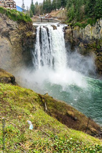 Roaring Misty Snoqualmie Falls 7