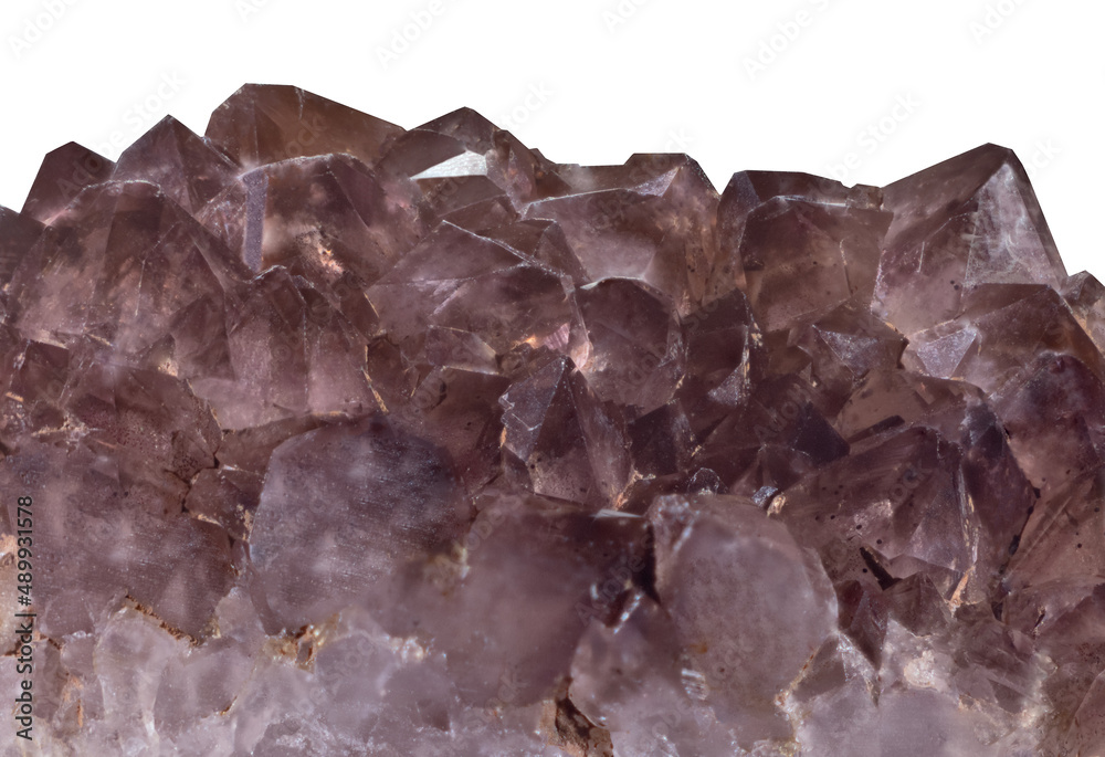Obraz premium isolated small brown Smoky quartz crystals